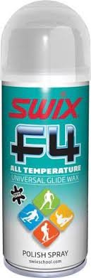 Swix F4, glide voks sprayflaske, 150 ml, Fibertex applikator.